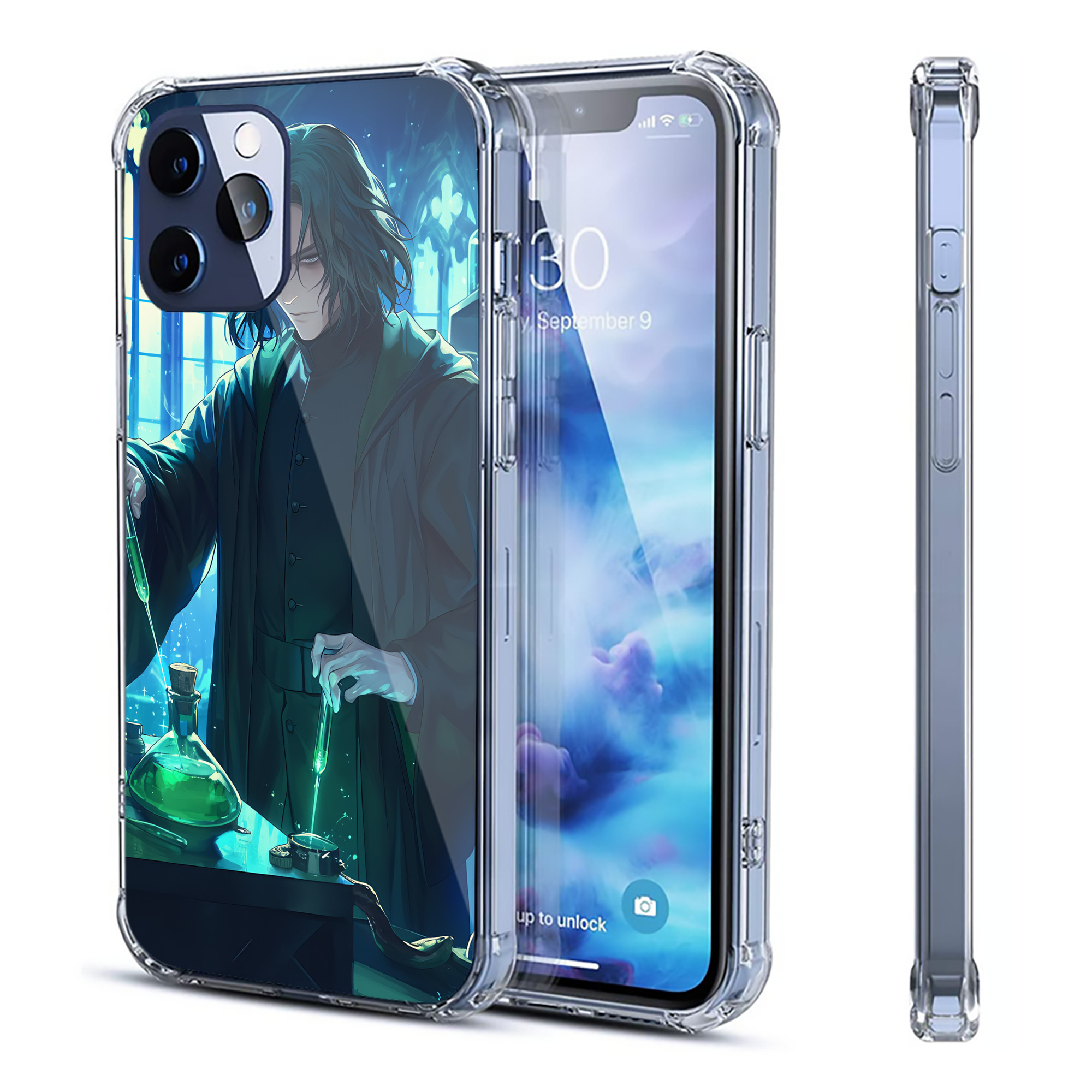 （画像用） Harry Potter ハリー・ポッターシリーズ 【iPhone 12シリーズ対応】透明スマホケース（クリアソフトケース）